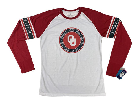 Shop Oklahoma Sooners Levelwear WOMEN'S Lightweight Polyester Long Sleeve T-Shirt (L) - Sporting Up