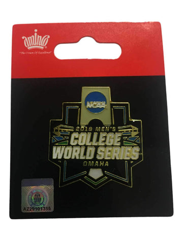 Shop 2019 NCAA Men's College World Series CWS Omaha Aminco Logo Metal Lapel Pin - Sporting Up