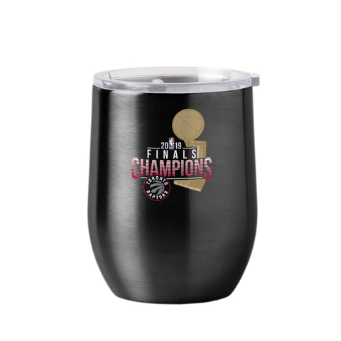Toronto Raptors 2019 final mästare svart vin glas ultra tumbler - sporting up