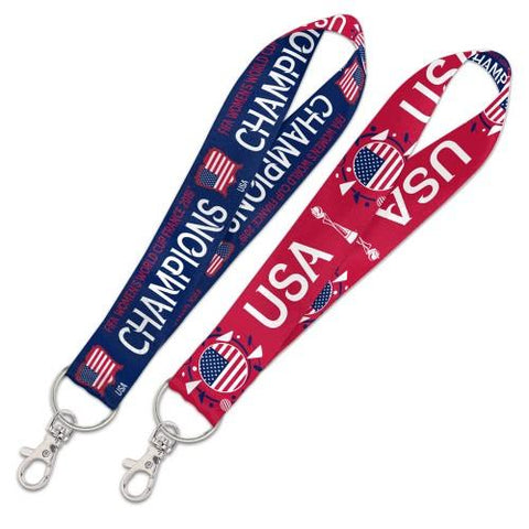 Shop United States USA Women's Soccer Team 2019 FIFA World Cup Champions Keystrap - Sporting Up