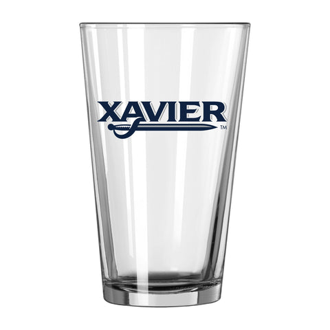 Shop Xavier Musketeers NCAA Boelter Brands Clear Pint Glass (16oz) - Sporting Up