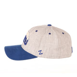 Byu pumas zephyr "oxford" gorra de sombrero ajustada con ajuste elástico estructurado - sporting up