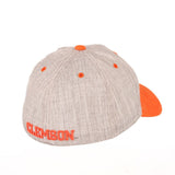 Clemson Tigers Zephyr "Oxford" gorra de sombrero ajustada con ajuste elástico estructurado - sporting up