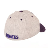 Casquette de chapeau ajustée structurée stretch fit zephyr « oxford » des pirates de la Caroline de l'Est - sporting up
