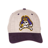 East Carolina Pirates Zephyr "Oxford" Structured Stretch Fit Fitted Hat Cap - Sporting Up