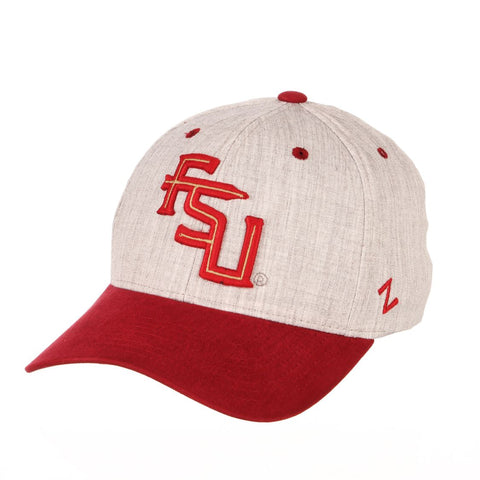 Shop Florida State Seminoles Zephyr "Oxford" Structured Stretch Fit Fitted Hat Cap - Sporting Up