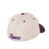 LSU Tigers Zephyr "Oxford" Structured Stretch Fit Fitted Hat Cap - Sporting Up