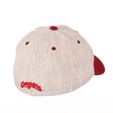 Washington state pumas zephyr "oxford" gorra de sombrero ajustada con ajuste elástico estructurado - sporting up