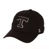Tennessee Volunteers Zephyr "ZH Black" Structured Stretch Fit Fitted Hat Cap - Sporting Up