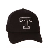 Tennessee Volunteers Zephyr "ZH Black" Structured Stretch Fit Fitted Hat Cap - Sporting Up