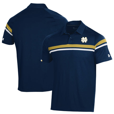 Compre notre dame luchando contra los irlandeses under armour 2019 sideline tour drive coaches polo - sporting up
