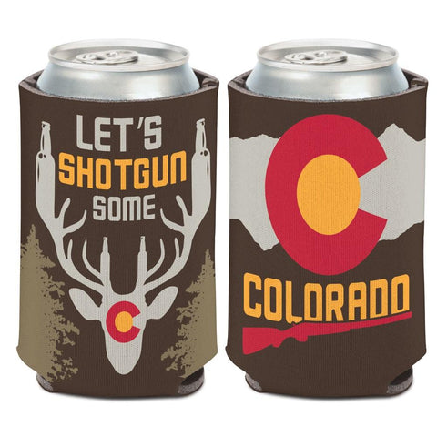 Enfriador de latas de bebidas de neopreno WinCraft Deer "Let's Shotgun Some" de Colorado - Sporting Up
