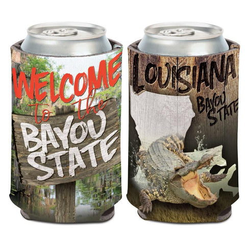 Louisiane "Bienvenue dans l'État du Bayou" Refroidisseur de canettes de boisson en néoprène WinCraft - Sporting Up