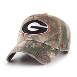 Georgia Bulldogs 47 Brand Realtree Camo Clean Up Adjustable Strap Slouch Hat Cap - Sporting Up
