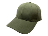 Army Green XM Structured Adjustable Strap Blank Hat Cap - Sporting Up