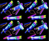 10pc Set Amazing Led Light Arrow Rocket Helicopter Flying Toy Party Favors Gift - Sporting Up