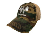 Whataburger Restaurant Retro Brand Camouflage Distressed Mesh Snapback Hat Cap - Sporting Up