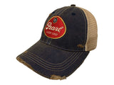 Pearl Lager Beer Pabst Brewing Company Retro Brand Distressed Mesh Adj. Hat Cap - Sporting Up