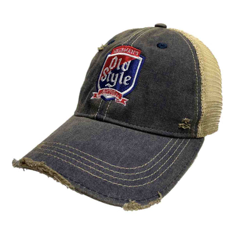 Shop Old Style Beer Heilman's Brewing Company Retro Brand Distressed Mesh Hat Cap - Sporting Up