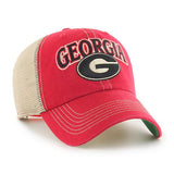 Georgia Bulldogs '47 Red Tuscaloosa Clean Up Mesh Snapback Slouch Hat Cap - Sporting Up
