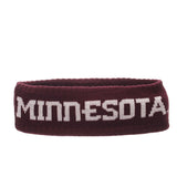 Minnesota Golden Gophers Zephyr WOMEN'S Maroon "Crown" Winter Knit Headband - Sporting Up