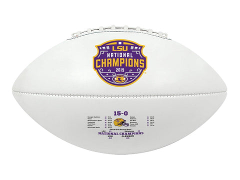 Shop LSU Tigers 2019-2020 CFP National Champions Game Score Football - Sporting Up