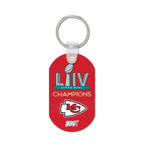 Porte-clés en aluminium Wincraft des champions du Super Bowl liv des Chiefs de Kansas City 2020 - faire du sport