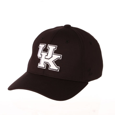 Shop Kentucky Wildcats Zephyr Black "Obsidian" Structured Adj. Snapback Hat Cap - Sporting Up