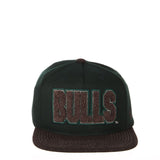 South Florida Bulls Zephyr vert foncé et gris « Jock » Snapback Flat Bill Hat Cap – Sporting Up