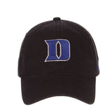 Duke Blue Devils Zephyr Black "Scholarship" Adj. Strapback Relax Fit Hat Cap - Sporting Up
