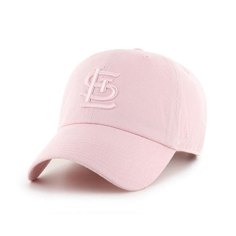 Shop St. Louis Cardinals '47 WOMEN'S Pink Clean Up Adj. Strapback Slouch Hat Cap - Sporting Up