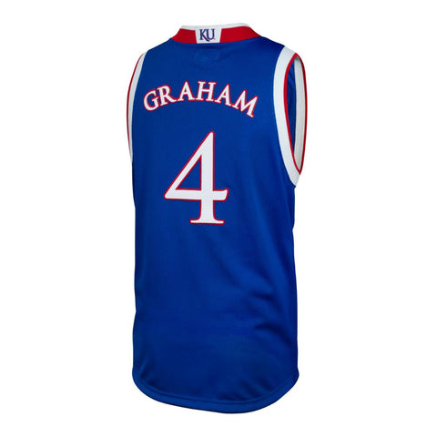 Devonte' Graham #4 Retro Brand Authentic Basketball Blue Jersey