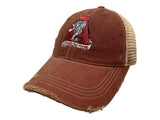 Alabama Crimson Tide Retro Brand Red Vintage Distressed Mesh Snapback Hat Cap - Sporting Up