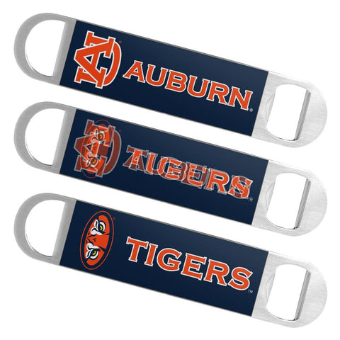 Auburn Tigers Boelter Brands Hologram Logo Metal Bottle Opener Bar Key - Sporting Up
