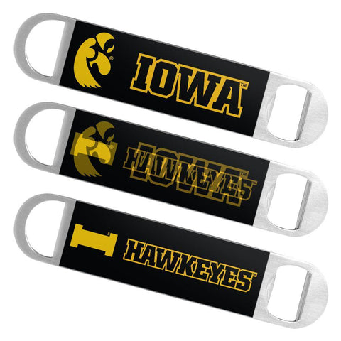 Shop Iowa Hawkeyes Boelter Brands Hologram Logo Metal Bottle Opener Bar Key - Sporting Up