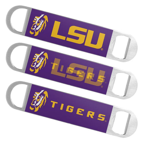 Shop LSU Tigers Boelter Brands Hologram Logo Metal Bottle Opener Bar Key - Sporting Up