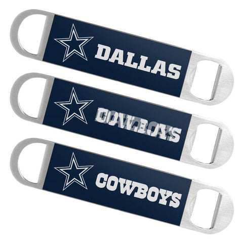 Shop Dallas Cowboys NFL Boelter Brands Hologram Logo Metal Bottle Opener Bar Key - Sporting Up