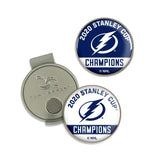 Tampa Bay Lightning 2020 NHL Stanley Cup Champions Hat Clip & Golf Ball Markers - Sporting Up