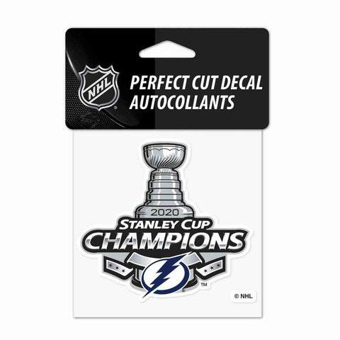 Shop Tampa Bay Lightning 2020 NHL Stanley Cup Champions Perfect Cut Decal (4"x4") - Sporting Up