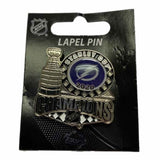 Tampa Bay Lightning 2020 NHL Stanley Cup Champions Aminco Trophy Lapel Pin - Sporting Up