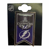 Tampa bay lightning 2020 nhl stanley cup campeones aminco equipo banner solapa pin - sporting up