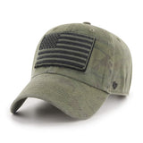 Operation Hat Trick OHT American Flag '47 Sandalwood Camo Adj. Strap Hat Cap - Sporting Up