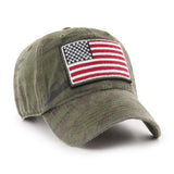 Operation Hat Trick OHT American Flag '47 Sandalwood Camouflage Adj. Hat Cap - Sporting Up