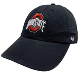 Ohio State Buckeyes '47 Black Clean Up Adjustable Strap Slouch Hat Cap - Sporting Up