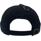 Ohio State Buckeyes '47 schwarze Slouch-Mütze mit verstellbarem Riemen – sportlich