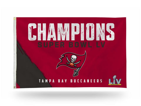 Drapeau de bannière des champions du Super Bowl LV des Buccaneers de Tampa Bay 2020-2021 - faire du sport