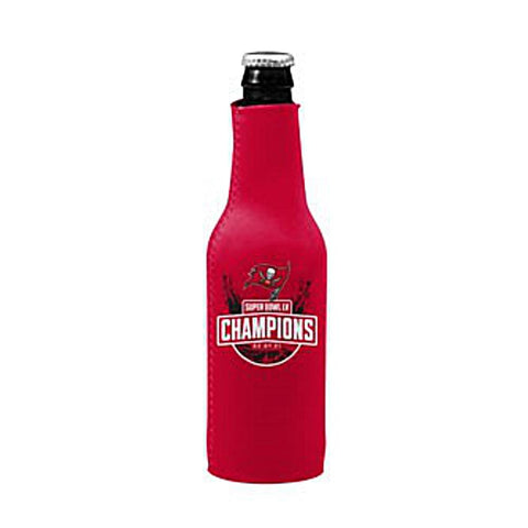 Achetez le refroidisseur de bouteille Coozie des Buccaneers de Tampa Bay 2020-2021 du Super Bowl LV Champions - Sporting Up
