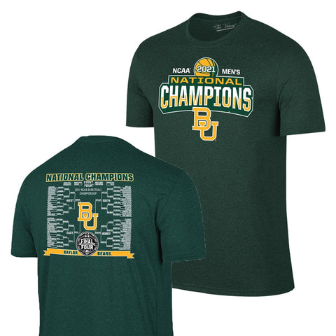 Shop Baylor Bears 2021 NCAA Basketball National Champions Bracket T-Shirt - Sporting Up