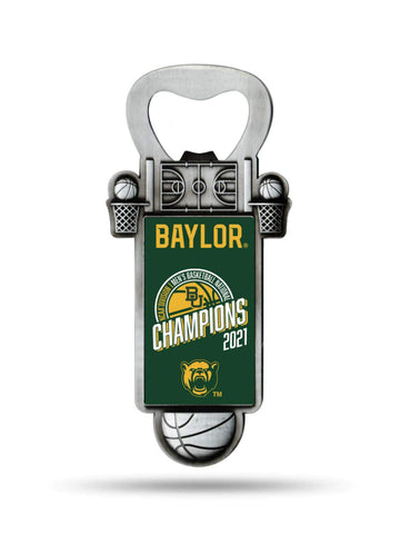 Shop Baylor Bears 2020-2021 NCAA Basketball National Champions Magnetic Bottle Opener - Sporting Up