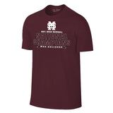 Mississippi State Bulldogs 2021 College World Series Champions Bracket T-Shirt - Sporting Up